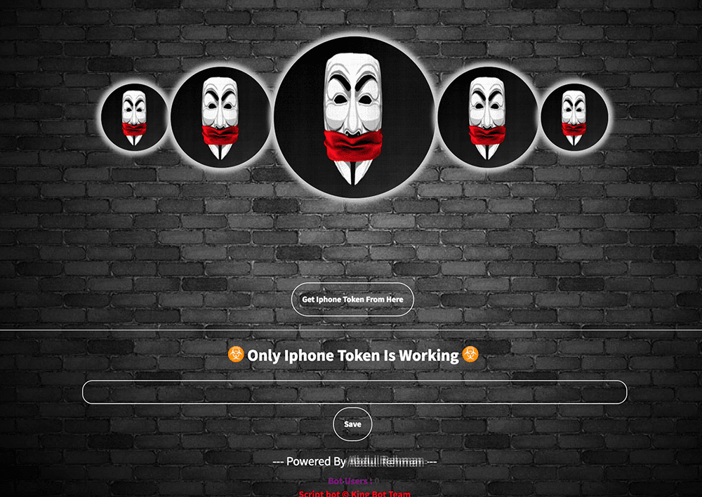 Facebook bot screenshot