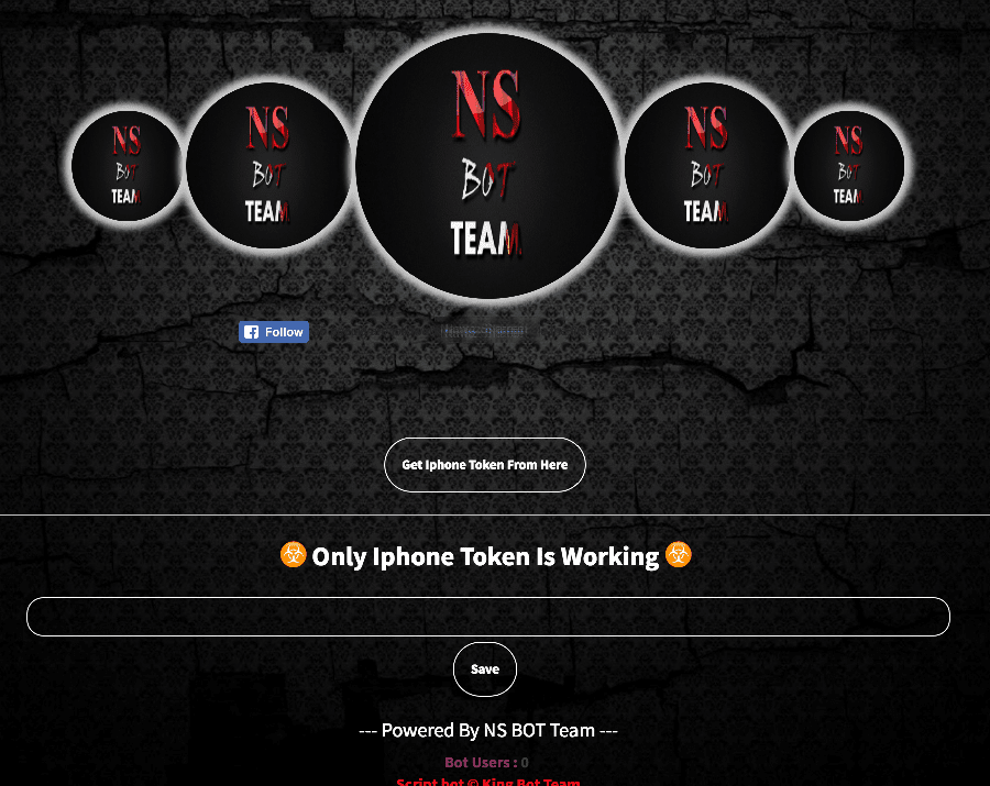 Facebook bot screenshot