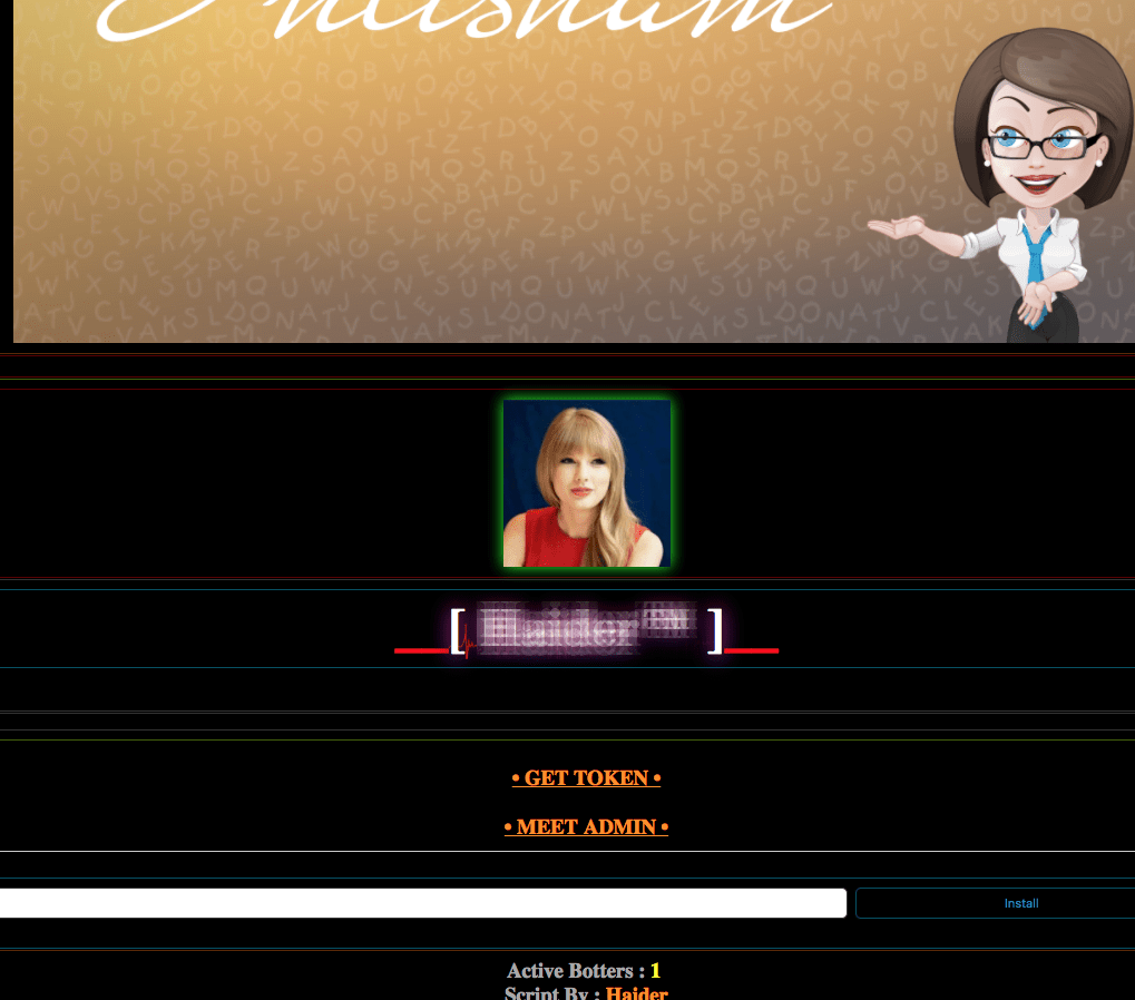 Facebook bot screenshot