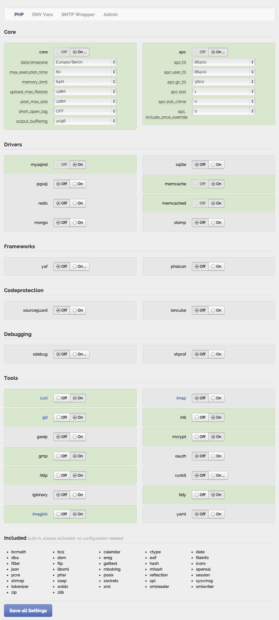 php-settings-dialouge